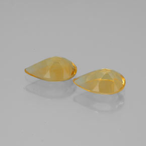 Citrine Gemstone in 8.2 x 5.1 mm Size for Sale, Citrine Stone in Yellow Golden Color