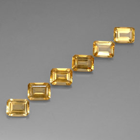 8.8ct Octagon Step Cut Yellow Golden Citrine for sale thumb image of 8.8ct Octagon Step Cut Yellow Golden Citrine (ID: 324126)