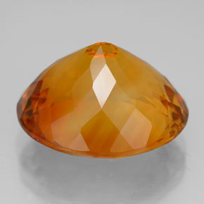 Citrine Gemstone in 17.1 x 15.2 mm Size for Sale, Citrine Stone in Yellow Orange Color