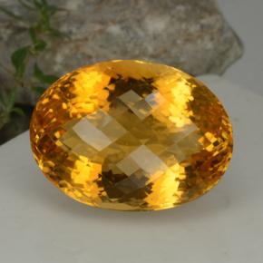 38.4ct Oval Checkerboard Golden Yellow Citrine for sale thumb image of 38.4ct Oval Checkerboard Golden Yellow Citrine (ID: 325130)