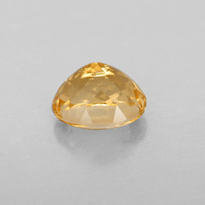 Citrine Gemstone in 8.1 x 6.8 mm Size for Sale, Citrine Stone in Yellow Golden Color