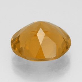 Citrine Gemstone in 12 mm (calibrated) Size for Sale, Citrine Stone in Yellow Golden Color