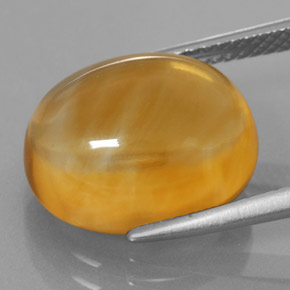 Citrine Gemstone in 14 x 12 mm (calibrated) Size for Sale, Citrine Stone in Yellow Golden Color