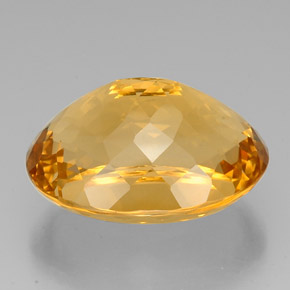 Citrine Gemstone in 24.3 x 19.2 mm Size for Sale, Citrine Stone in Yellow Golden Color