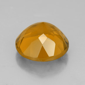 Citrine Gemstone in 12 mm (calibrated) Size for Sale, Citrine Stone in Yellow Golden Color