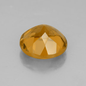 Citrine Gemstone in 11 mm (calibrated) Size for Sale, Citrine Stone in Yellow Golden Color