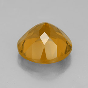 Citrine Gemstone in 12 mm (calibrated) Size for Sale, Citrine Stone in Yellow Golden Color