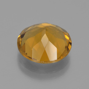 Citrine Gemstone in 12 mm (calibrated) Size for Sale, Citrine Stone in Yellow Golden Color