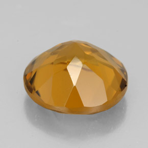 Citrine Gemstone in 12 mm (calibrated) Size for Sale, Citrine Stone in Yellow Orange Color