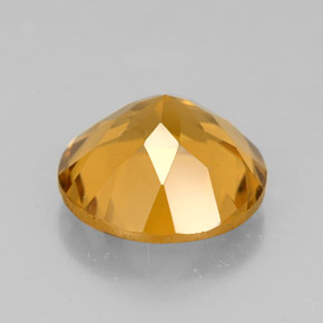 Citrine Gemstone in 11 mm (calibrated) Size for Sale, Citrine Stone in Yellow Golden Color