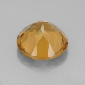 Citrine Gemstone in 11 mm (calibrated) Size for Sale, Citrine Stone in Yellow Golden Color