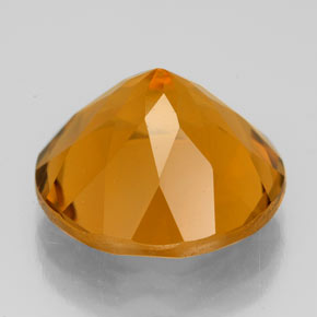 Citrine Gemstone in 14 mm (calibrated) Size for Sale, Citrine Stone in Yellow Golden Color