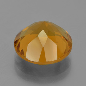 Citrine Gemstone in 12 mm (calibrated) Size for Sale, Citrine Stone in Yellow Golden Color