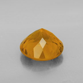 Citrine Gemstone in 12 mm (calibrated) Size for Sale, Citrine Stone in Yellow Golden Color