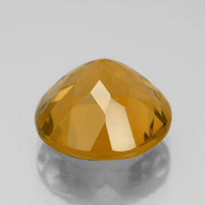 Citrine Gemstone in 12 mm (calibrated) Size for Sale, Citrine Stone in Yellow Golden Color