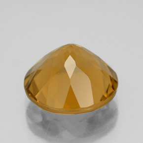 Citrine Gemstone in 12 mm (calibrated) Size for Sale, Citrine Stone in Yellow Golden Color