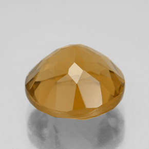 Citrine Gemstone in 12 mm (calibrated) Size for Sale, Citrine Stone in Yellow Golden Color