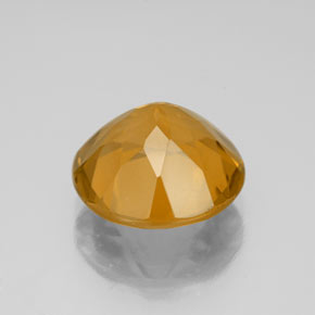 Citrine Gemstone in 11 mm (calibrated) Size for Sale, Citrine Stone in Yellow Golden Color