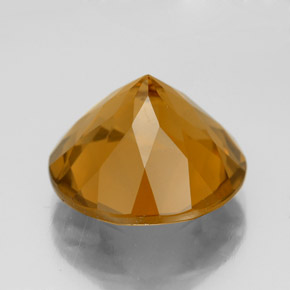 Citrine Gemstone in 14 mm (calibrated) Size for Sale, Citrine Stone in Yellow Golden Color