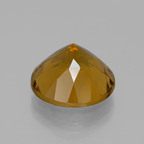 Citrine Gemstone in 14 mm (calibrated) Size for Sale, Citrine Stone in Golden-Brown Color