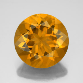 8.5ct Round Facet Yellow Golden Citrine for sale thumb image of 8.5ct Round Facet Yellow Golden Citrine (ID: 339940)