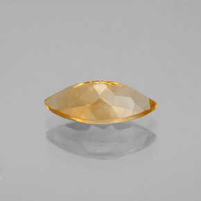 Citrine Gemstone in 12 x 6 mm (calibrated) Size for Sale, Citrine Stone in Yellow Orange Color