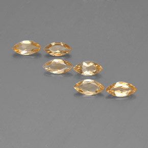 2.20 ct Yellow Citrine Gemstone, Citrine Gem in Marquise Facet Shape for Sale.