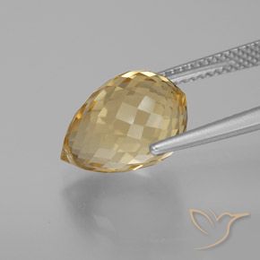 Citrine Gemstone in 13 x 9 mm (calibrated) Size for Sale, Citrine Stone in Golden Orange Color