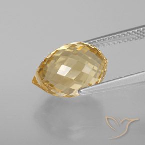 Citrine Gemstone in 12 x 8 mm (calibrated) Size for Sale, Citrine Stone in Golden-Orange Color