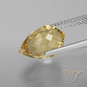 Citrine Gemstone in 12 x 8 mm (calibrated) Size for Sale, Citrine Stone in Golden Orange Color