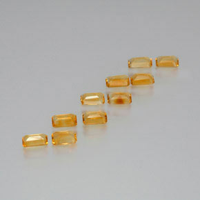 Citrine Gemstone in 6 x 4 mm (calibrated) Size for Sale, Citrine Stone in Yellow Golden Color