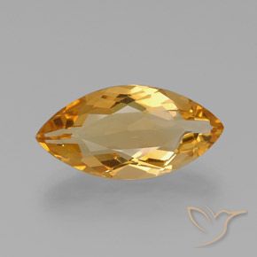 Golden Citrin Edelstein - 9.2ct Marquiseschliff (ID: 377174)