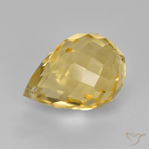Citrine Gemstone in 12 x 8 mm (calibrated) Size for Sale, Citrine Stone in Gold Color
