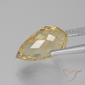 Citrine Gemstone in 14.5 x 8 mm Size for Sale, Citrine Stone in Gold Color