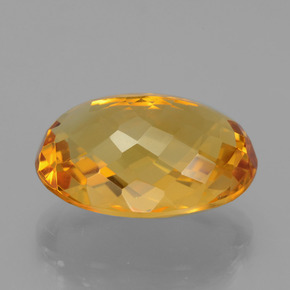 Citrine Gemstone in 20.1 x 14.2 mm Size for Sale, Citrine Stone in Yellow Golden Color