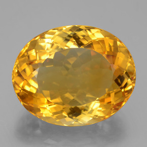 21.7ct Oval Portuguese-Cut Yellow Golden Citrine for sale thumb image of 21.7ct Oval Portuguese-Cut Yellow Golden Citrine (ID: 397506)