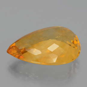 Citrine Gemstone in 20.4 x 14.4 mm Size for Sale, Citrine Stone in Yellow Golden Color