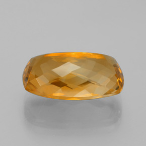 Citrine Gemstone in 18.4 x 11.2 mm Size for Sale, Citrine Stone in Yellow Golden Color