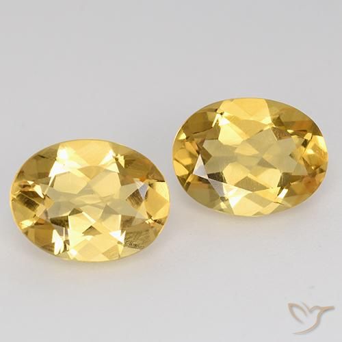 3.07ctw Naturale Oro medio Citrino, Ovale, VVS-VS, Photo A