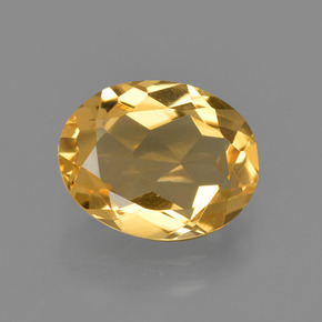 1.6ct Oval Facet Yellow Golden Citrine for sale thumb image of 1.6ct Oval Facet Yellow Golden Citrine (ID: 412380)