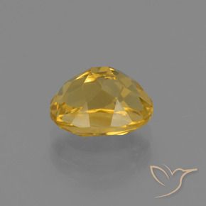 Citrine Gemstone in 9 x 7 mm (calibrated) Size for Sale, Citrine Stone in Deep Golden Orange Color