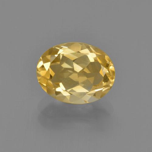 Citrino 9,1 x 7,2mm dorato Ovale sfaccettato dal Brasile, peso di 1,88 ct, gemma naturale non trattati in purezza VVS-VS, 1 pezzo Citrino - Colore: Oro, durezza Mohs di 7 adatto per gioielli da indossare ogni giorno, Pietra del mercante, Photo A