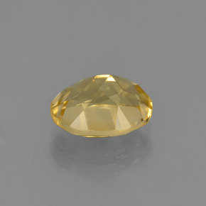 Citrine Gemstone in 9 x 7 mm (calibrated) Size for Sale, Citrine Stone in Light Golden Color