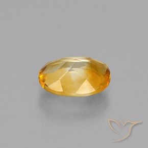 Citrine Gemstone in 9 x 7 mm (calibrated) Size for Sale, Citrine Stone in Deep Golden Orange Color