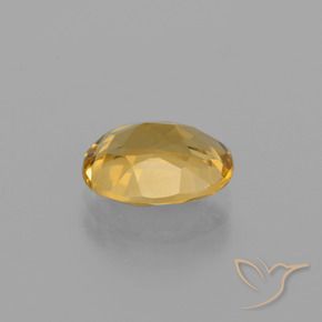 Citrine Gemstone in 8.6 x 6.9 mm Size for Sale, Citrine Stone in Golden Color