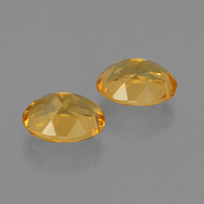 Citrine Gemstone in 9 x 7 mm (calibrated) Size for Sale, Citrine Stone in Yellow Golden Color