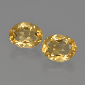 Golden Citrine Gem - 1.7ct Oval Facet (ID: 413636)