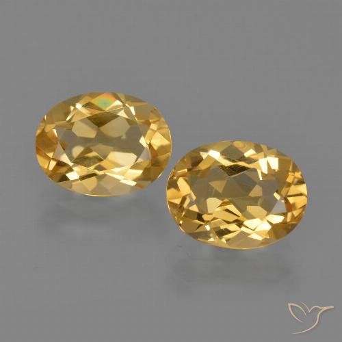 3.61ctw Natural Golden Citrine, Oval, VVS-VS