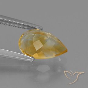 Citrine Gemstone in 9 x 6 mm (calibrated) Size for Sale, Citrine Stone in Golden Color
