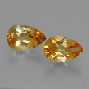 1.1ct Pear Facet Yellow Golden Citrine for sale thumb image of 1.1ct Pear Facet Yellow Golden Citrine (ID: 427283)